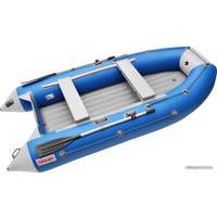 Моторно-гребная лодка Roger Boat Trofey 3100 (без киля, синий/белый)