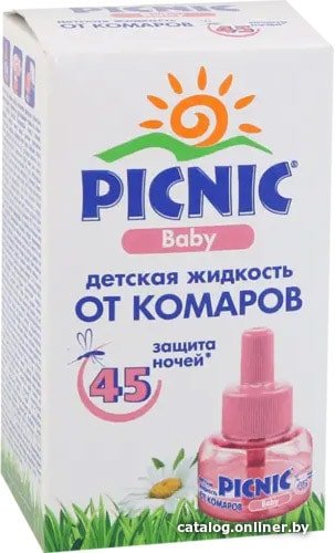 Жидкость для фумигатора Picnic Baby 45 ночей 30 мл