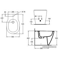 Биде Ideal Standard Connect E799501