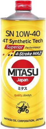 

Моторное масло Mitasu Superior 4-Stroke 10W-40 1л