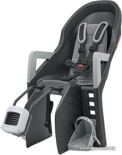 Детское велокресло Polisport Guppy Maxi+ FF Dark Grey/Silver