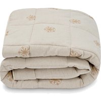 Одеяло Лен наш Лен/овечья шерсть Евро 208840 (200x220, бежевый)