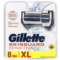Сменные кассеты для бритья Gillette Skinguard Sensitive (8 шт) 7702018488384