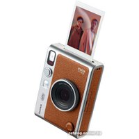 Фотоаппарат Fujifilm Instax Mini Evo (серебристый/коричневый) в Гомеле