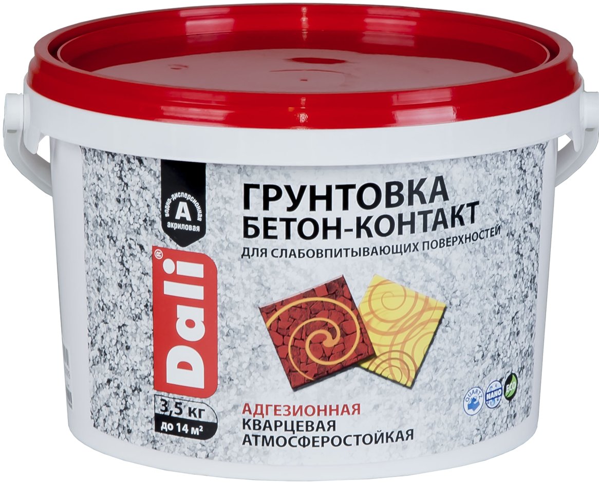 

Акриловая грунтовка Dali Бетон-контакт (6 кг)