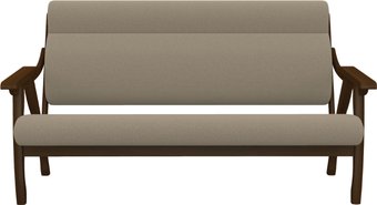 Диван Элегия Вега-10 (Candy Latte, лак орех)