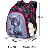 Школьный рюкзак SkyName R2-223 + брелок мишка