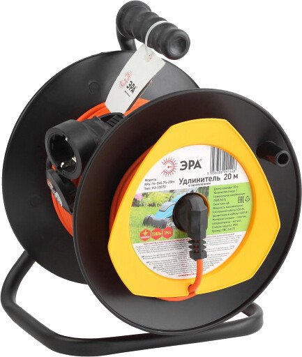 

Удлинитель на катушке ЭРА RPx-1e-3х0.75-20m Б0043045