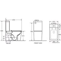 Бачок для унитаза Koller Pool Orion OR-0650-RC-T