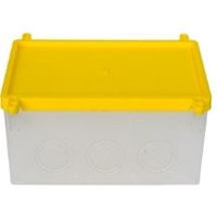 Монтажная коробка (подрозетник) Bylectrica КМ-405 (белый/желтый)