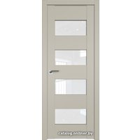 Межкомнатная дверь ProfilDoors 46U L 40x200 (шеллгрей/белый триплекс)