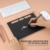 Графический планшет Parblo Ninos M (розовый)