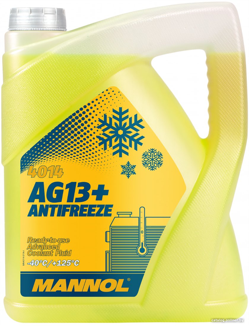 Антифриз Mannol Antifreeze AG13+ 5л (желтый)