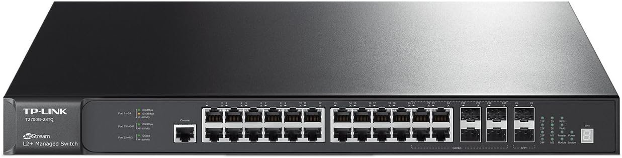 

Управляемый коммутатор уровня 2+ TP-Link T2700G-28TQ V1