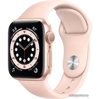 Умные часы Apple Watch Series 6 40 мм (алюминий золотистый/розовый песок)