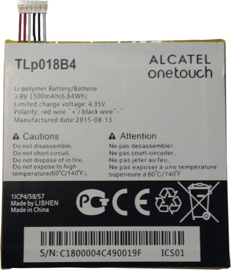 Аккумулятор для телефона Копия Alcatel TLp018B4