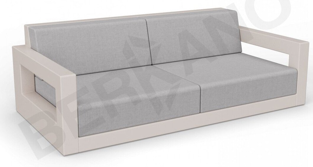 

Садовый диван Berkano Quarter lounge с подушками 250_009_13 (кофейный/серый)