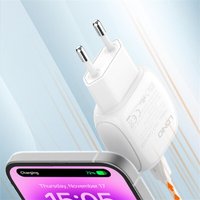 Сетевое зарядное LDNIO Q233 (белый)