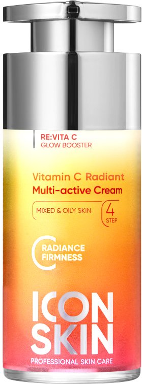 

Icon Skin Крем для лица Vitamin C Radiant Мультиактивный для комбинированной и жирной кожи 30 мл
