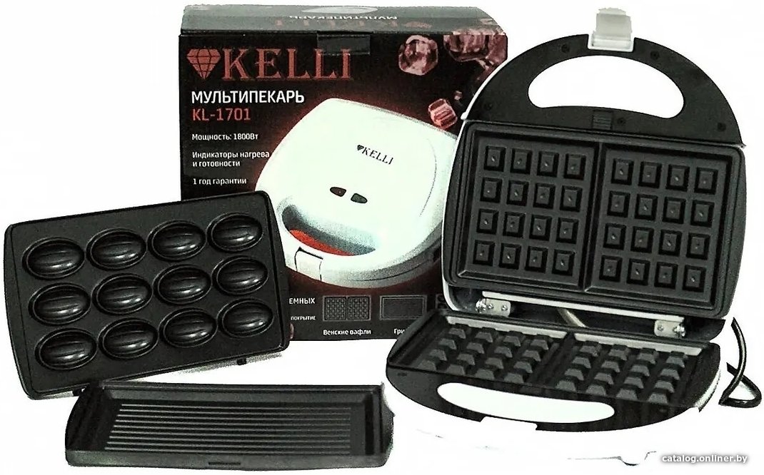 Многофункциональная сэндвичница KELLI KL-1701