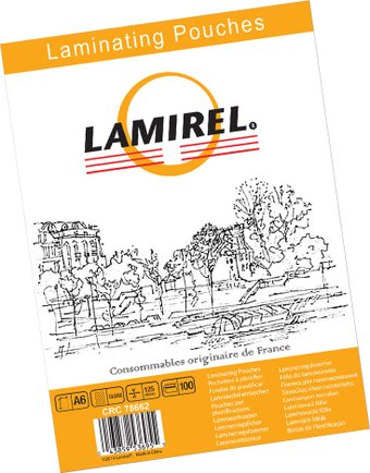 Пленка для ламинирования Lamirel A6, 125 мкм, 100 л LA-78662