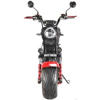 Электроскутер White Siberia CityCoco WS-Pro Max 3950W 21Ah (с красными брызговиками)