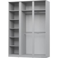 Шкаф распашной НК-Мебель Stern 3-х дверный с зеркалом 72676504 (белый)