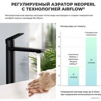 Смеситель Wellsee ICON! for life 182307000, отдельностоящий (матовый черный)