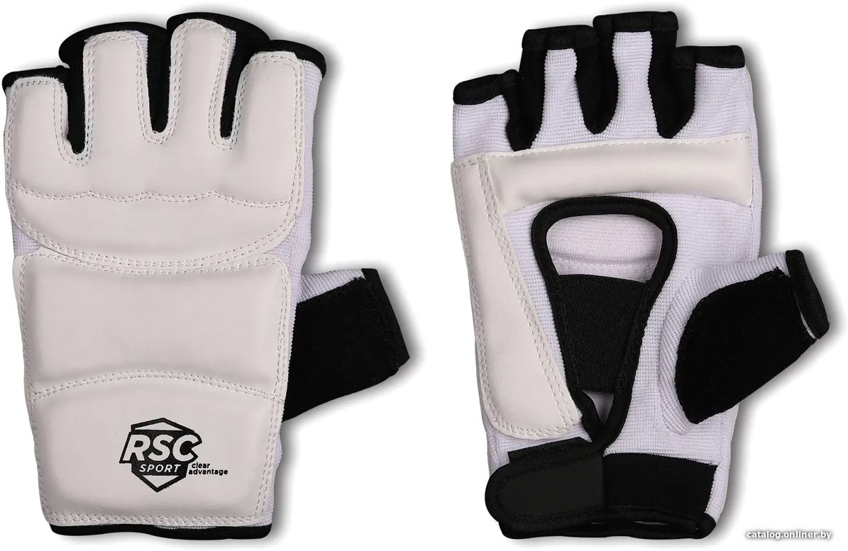 Тренировочные перчатки RSC Sport PU 3650 L (белый)