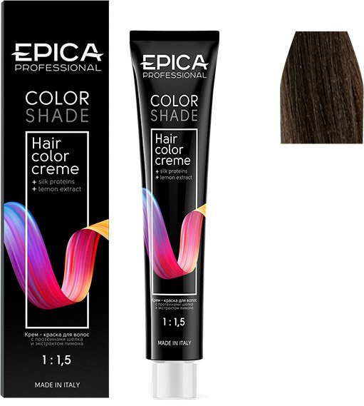 

Крем-краска Epica Professional Colorshade 6.18 темно-русый морозный шоколад (100 мл)