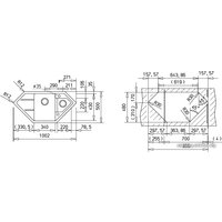 Кухонная мойка TEKA Astral 70 E-TG Топаз [88901]