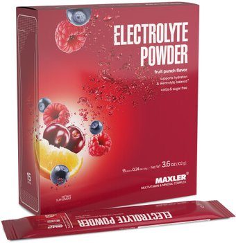 Электролит Maxler Electrolyte Powder (102 г, фруктовый пунш)