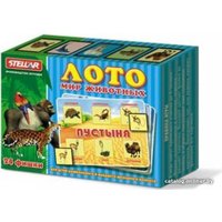 Развивающая игра Stellar Лото Мир животных 00906