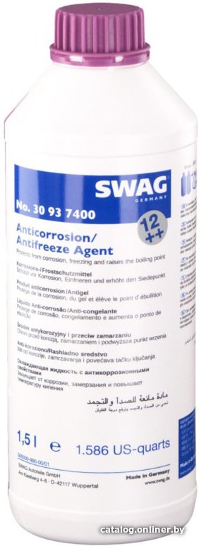 Антифриз SWAG G12++ 30937400 1.5 л