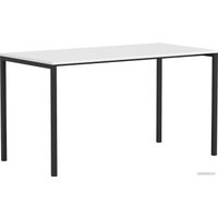 Стол Crafto Рон Лофт 01 138x70x75 (белый/черный)