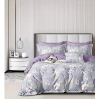 2-спальный комплект постельного белья Реноме 2сп Оливковая коллекция. Простыня на резинке УУ 6795 (поплин)