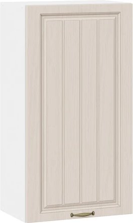 

Шкаф навесной Трия Лина 1ВВ5 с одной дверью (белый/крем)