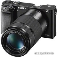 Беззеркальный фотоаппарат Sony Alpha a6000 Double Kit 16-50mm + 55-210mm (черный)