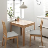 Обеденная группа Ikea Экедален/Экедален 292.394.40 (дуб/рамна светло-серый)