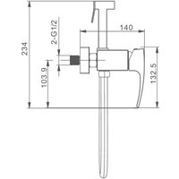 Гигиенический душ Gappo G2007-6
