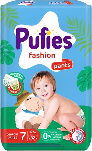 Трусики-подгузники Pufies Pants Fashion Extra Large Plus 17+кг (32 шт)