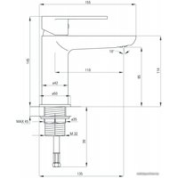 Смеситель Deante Alpinia BGA 021M