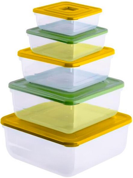 

Набор контейнеров Полимербыт Practic Mix 4388755