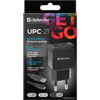 Сетевое зарядное Defender UPC-21