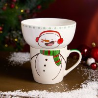 Набор сервировочный Lefard Снеговик 260-1066