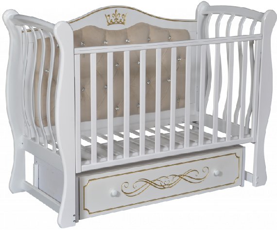 

Классическая детская кроватка Ray Elizabeth Premium 2 (белый)