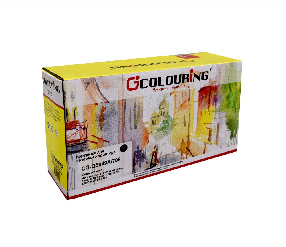 

Картридж Colouring CG-Q5949A/708 (аналог Canon Cartridge 708, HP 49A (Q5949A))