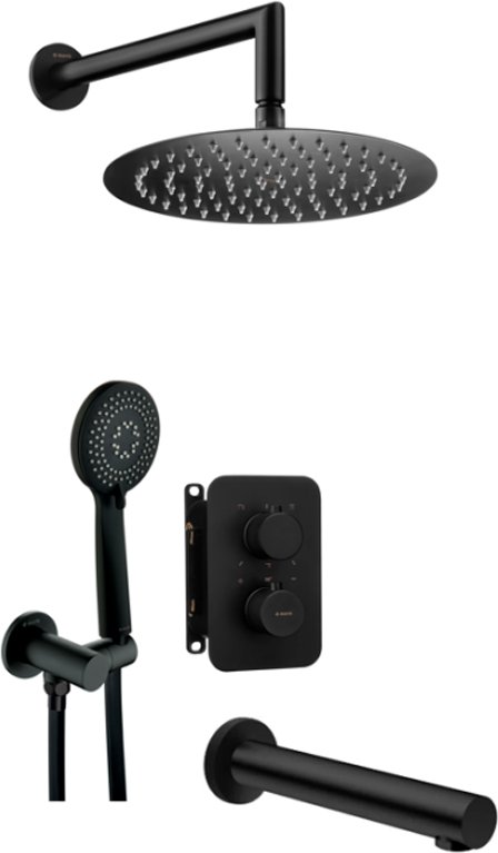 Душевая система  Deante Thermo Nero-5T