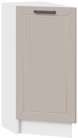 

Шкаф напольный Трия Лорас 1Н3Т (белый/холст латте)