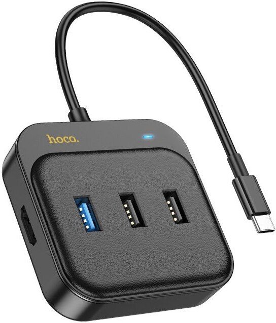 Док-станция Hoco HB36 USB Type-C (HDTV+USB3.0+USB2.0x2+PD100W)